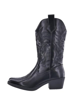 Bottes de cowboy / motard - schwarz