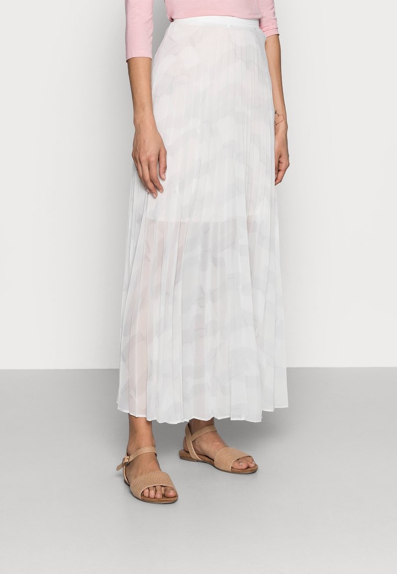 Tommy Hilfiger Gonna a pieghe - white