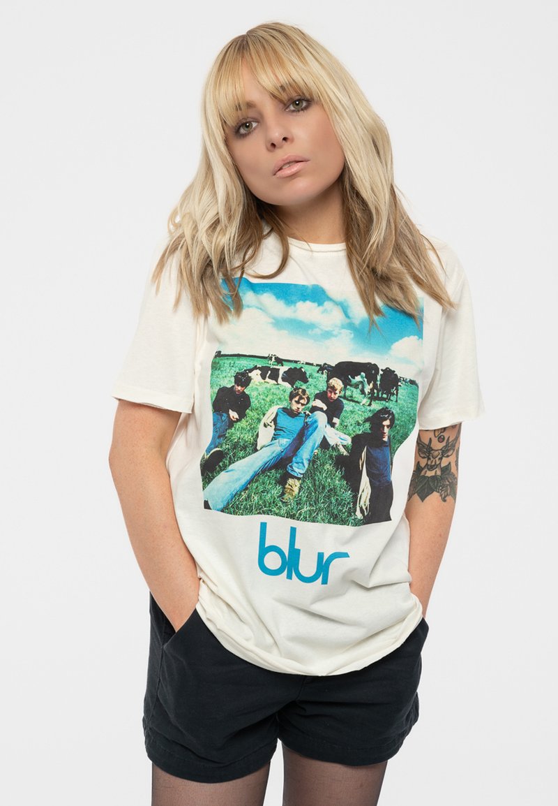 Paradiso Clothing BLUR - Print T-shirt - white