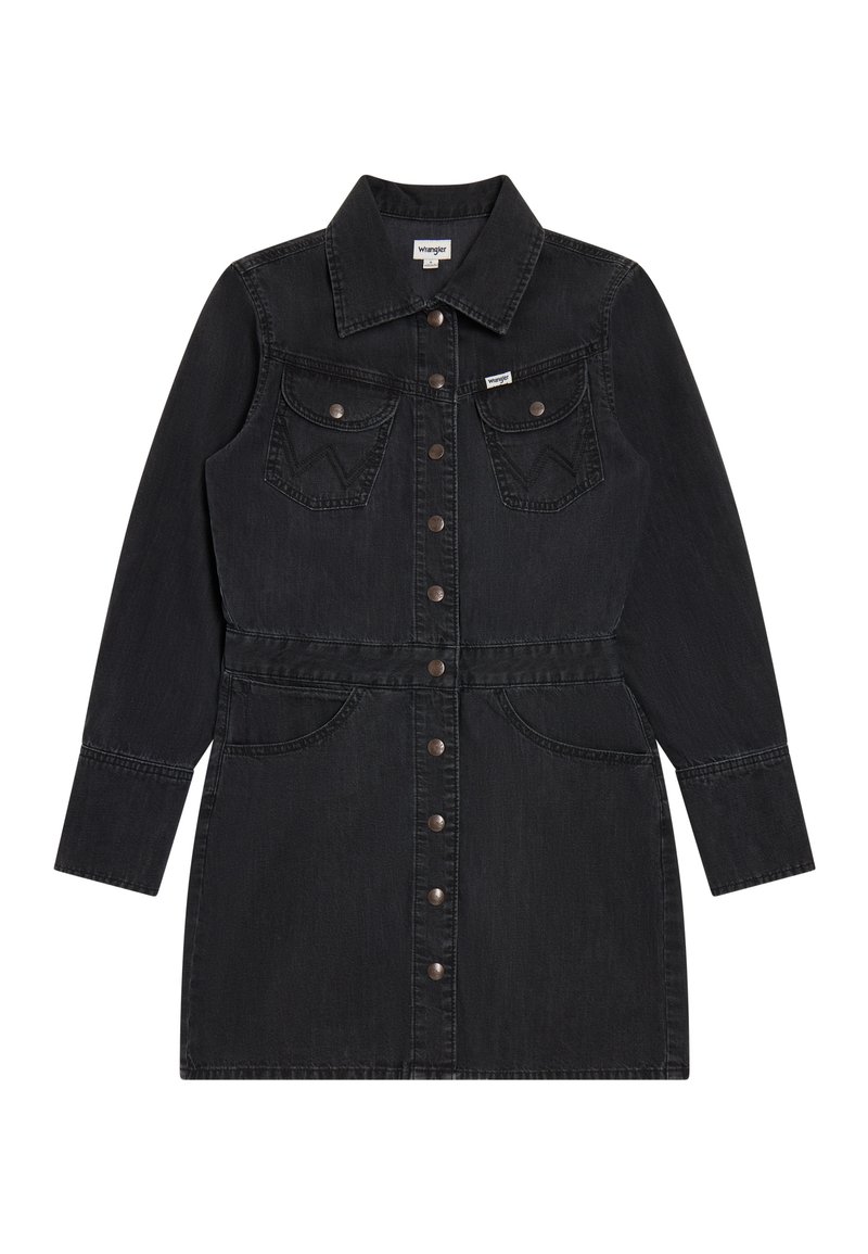 Wrangler Jeansjurken zwart denim/blackdenim Wrangler Jeansjurken zwart denim/blackdenim