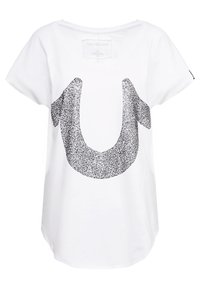 True Religion Triko s potiskem - white