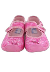 Ballerines Beck Pailletées Rose - 232 - Chaussons Fille - Satin Et Semelle Antidérapante
