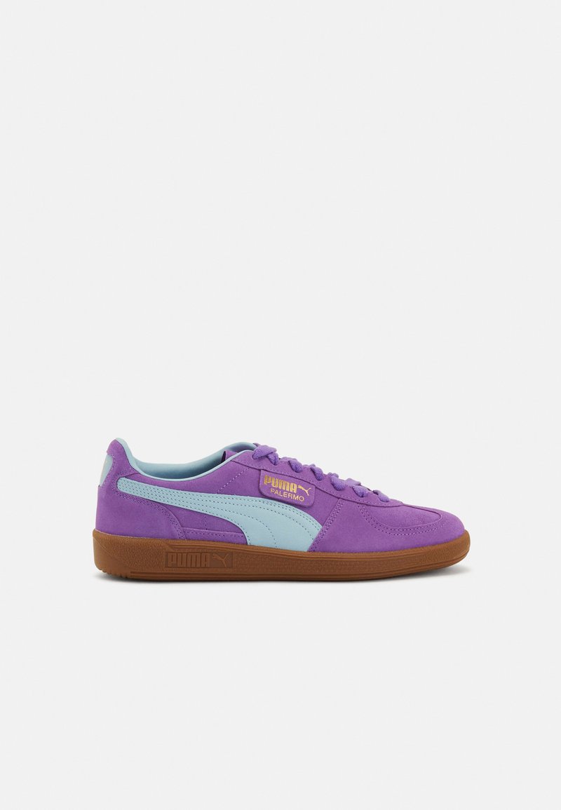 Puma PALERMO UNISEX Trainers ultraviolet/turquoise surf/gold