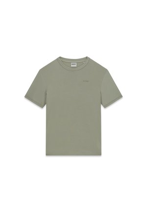 Guess, BESTICKTES LOGO-T-SHIRT - T-shirt basique - grün