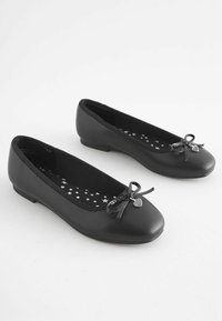 Next SCHOOL BOW BALLET SHOES - Ballerinasko - matt black