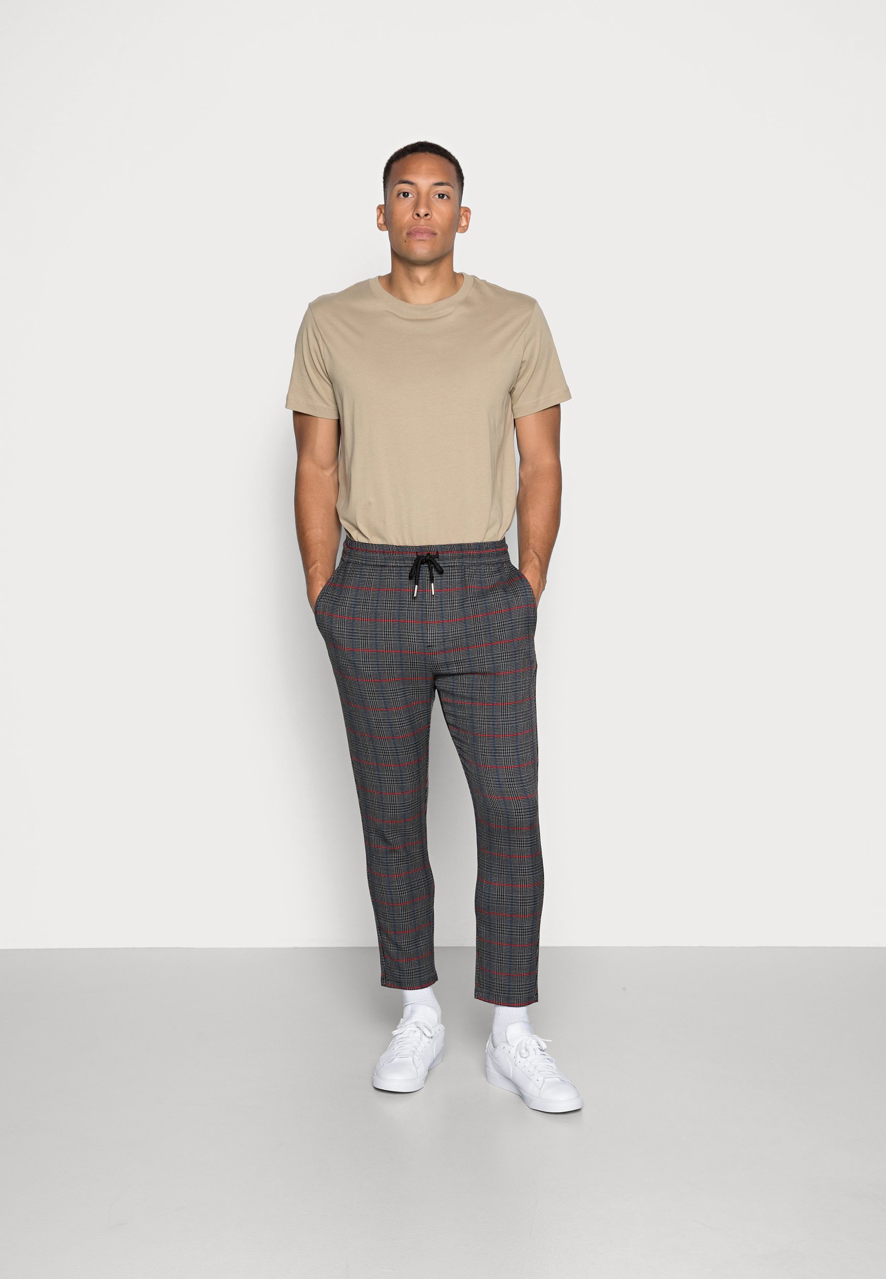 Only \u0026 Sons ONSLINUS CHECK PANT - Pantaloni - griffin/grigio - Zalando.it