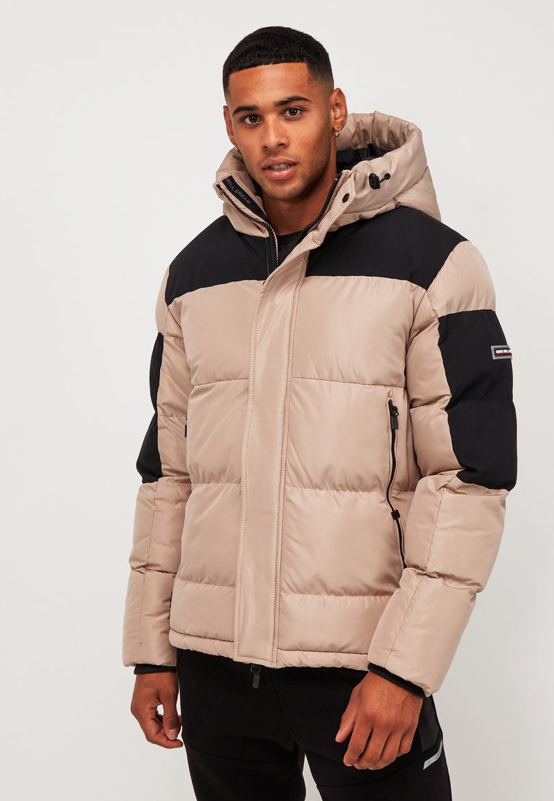 Kings Will Dream - PEYTON SHORT PUFFER JACKET - Vinterjakke - stone, Forstørre