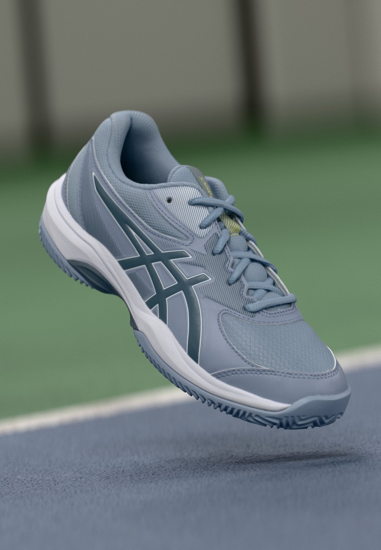 ASICS GEL GAME 10 CLAY UNISEX - Multicourt tennis shoes - grey blue/ironclad
