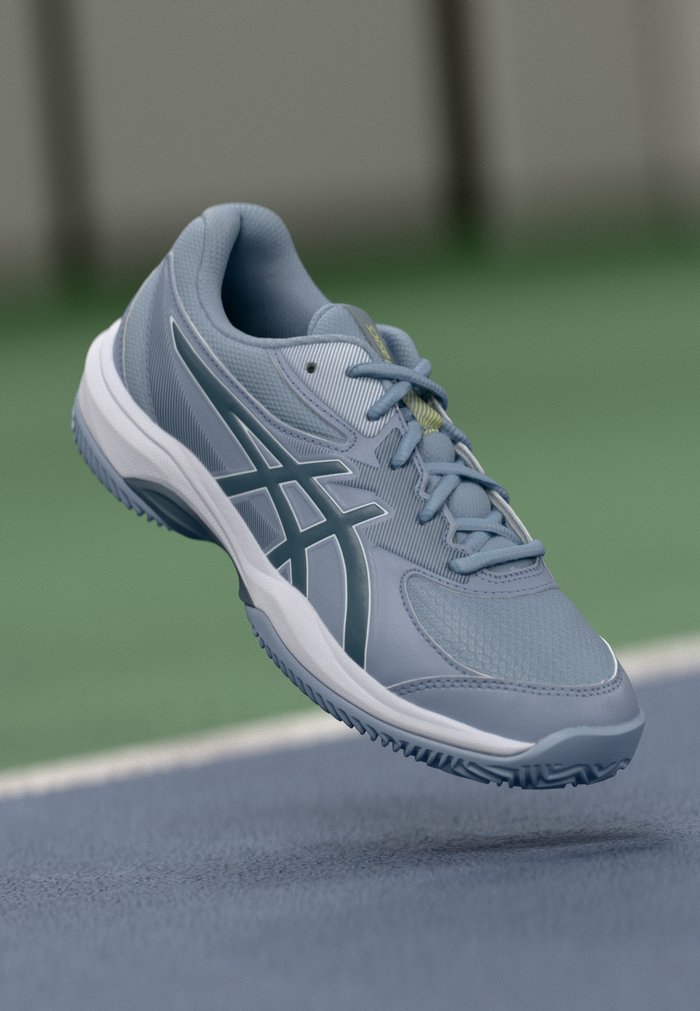 ASICS GEL GAME 10 CLAY UNISEX - Multicourt tennis shoes - grey blue/ironclad