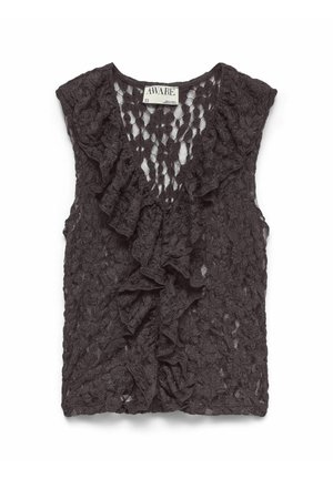 Vero Moda, BLUSE AWKIENNA TOP - Débardeur - chocolate torte