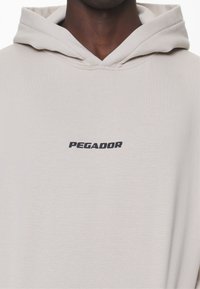 Pegador COLNE LOGO HOODIE - Majica s kapuljačom - washed dust cream