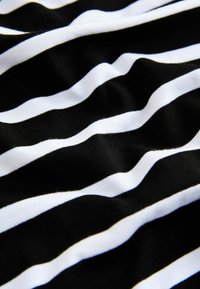 LONG SLEEVE HEAVYWEIGHT GRAPHIC  - Ilgarankovis viršutinės dalies drabužis - black white striped