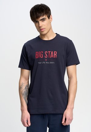 BRUNO_SS - Camiseta estampada - dunkelblaublue