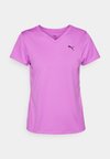ESSENTIAL VNECK TEE - Jednoduché tričko - wild berry
