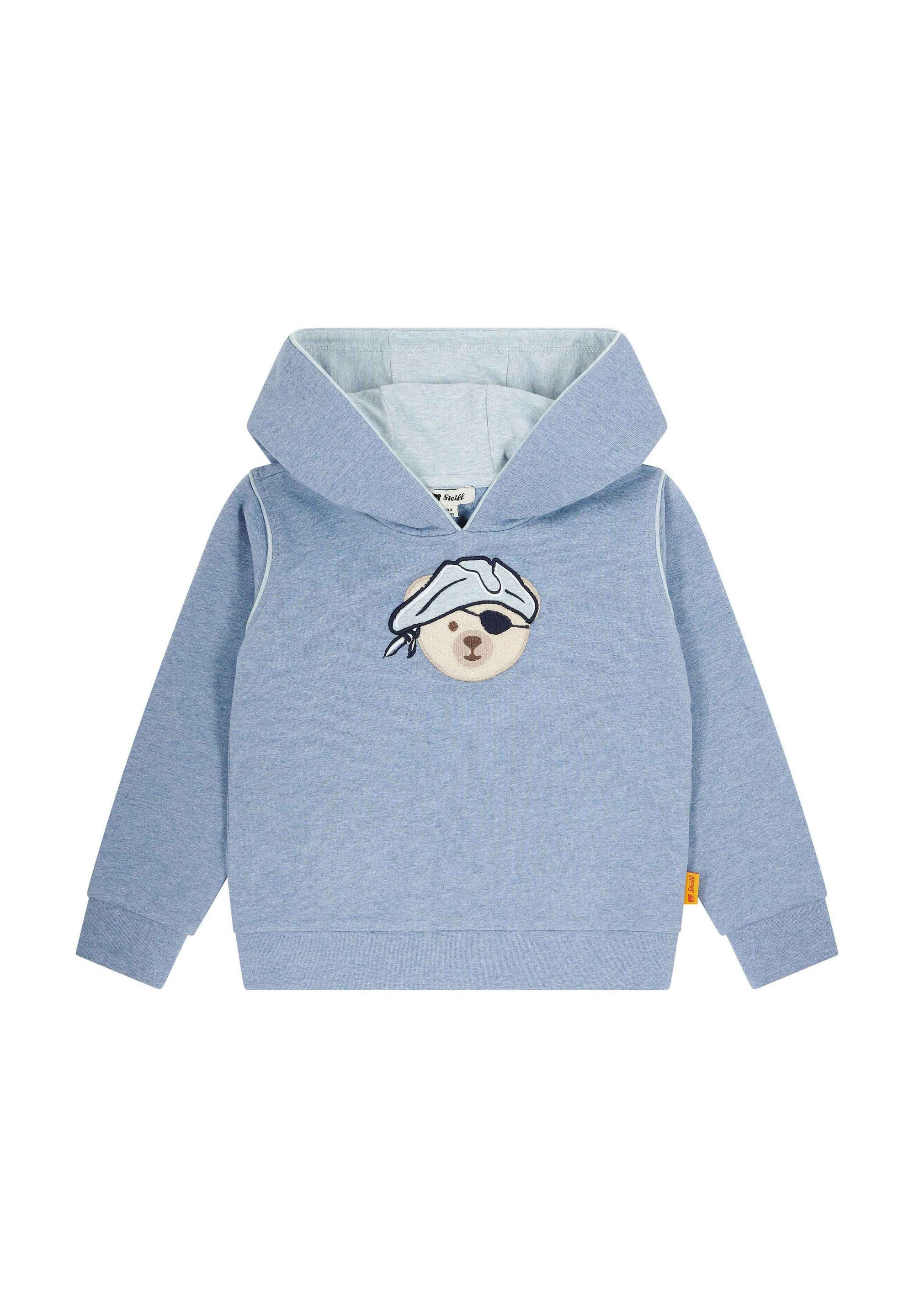 Hello Summer Steiff Sweatjacke Grau Weihnachtspulli Alpaka