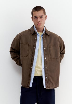 OVER LONG-SLEEVED  - Hemd - dark brown