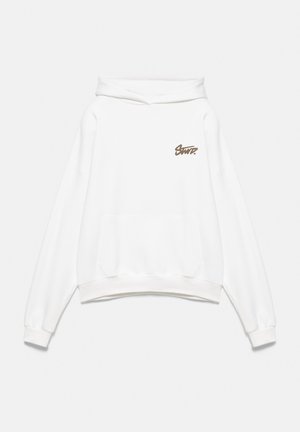 PULL&BEAR, STWD LEOPARD - HOODIE - Sweat à capuche - white