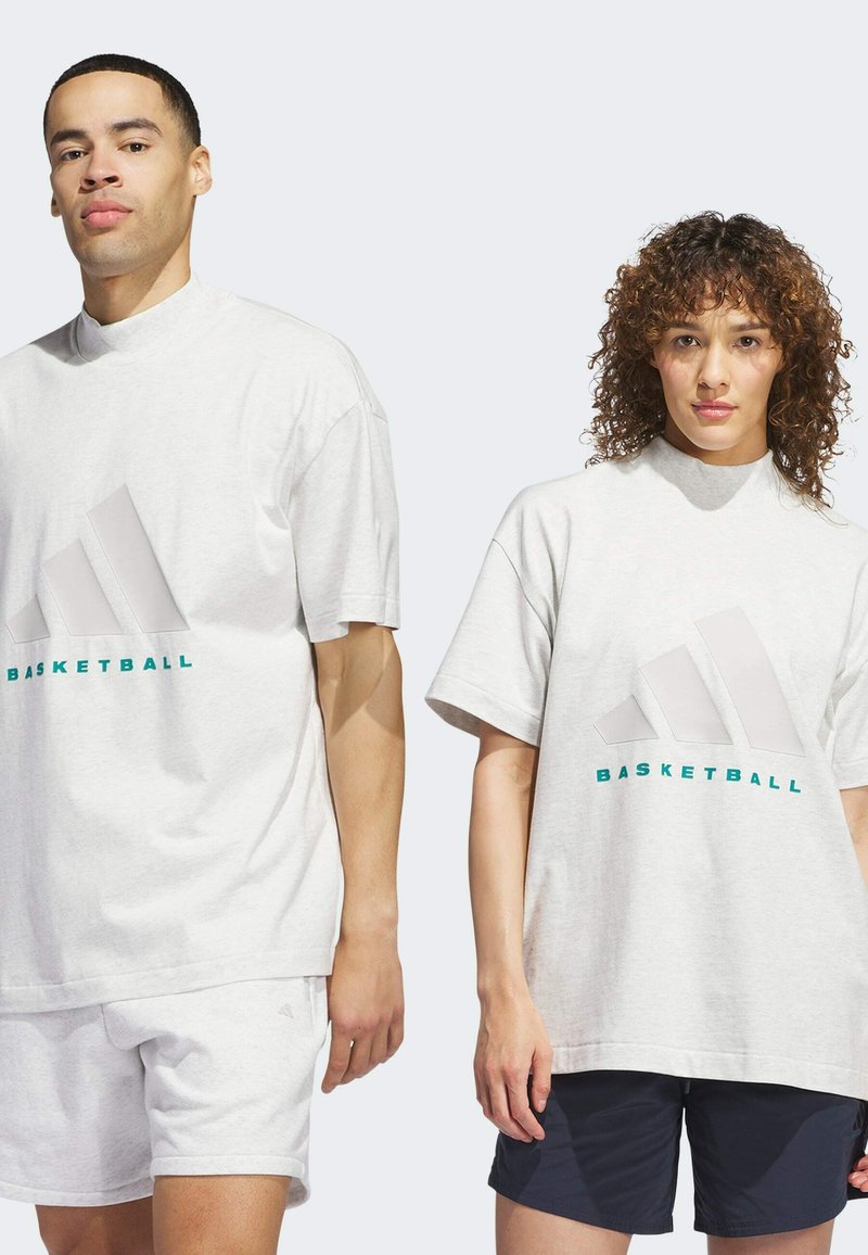 adidas Originals ONE - T-Shirt print - grey one mel