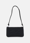 SKUARE SHOULDER POUCH GRAINY - Pochette - black