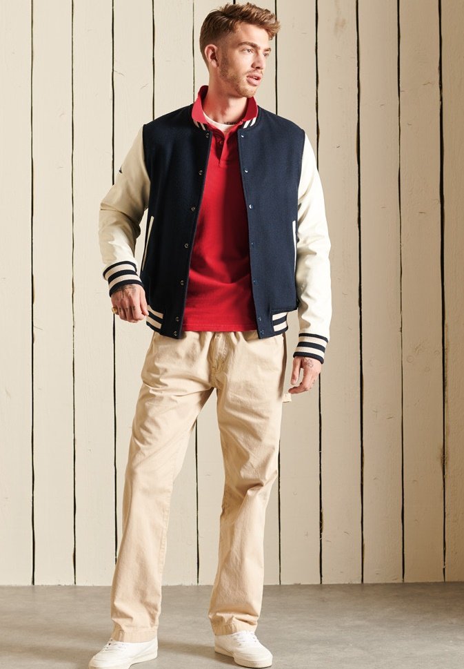 Superdry VINTAGE - Camiseta básica - charred teal grit/blue denim -  Zalando.es