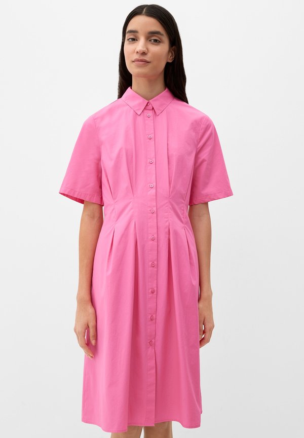 MIT KELLERFALTEN - Blusenkleid