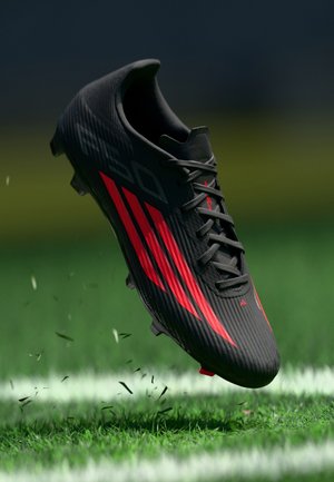 F50 LEAGUE FG/MG - Zapatillas fútbol para césped artificial - core black/lucid red
