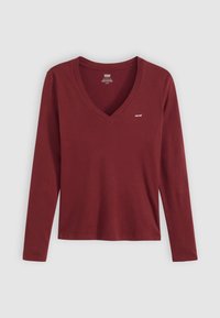 ESSENTIAL - Topper langermet - dark red