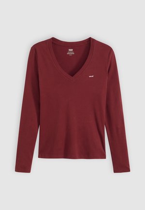 Levi's® ESSENTIAL - Langarmshirt - dark red
