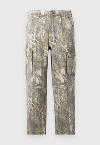 SKATER BAGGY CARGO FIELD CAMO - Cargo trousers - grey