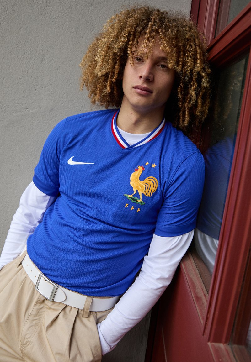 Nike Performance FRANCE FFF MATCH HOME JERSEY  - Voetbalshirt - bright blue/university red/white