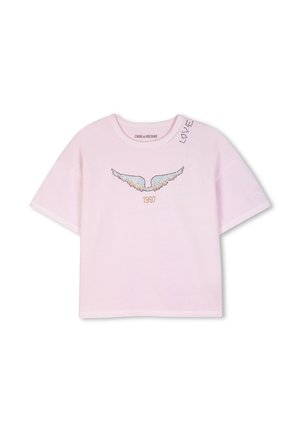 Zadig & Voltaire, SHORT SLEEVES TEE-SHIRT - T-shirt imprimé - pale pink
