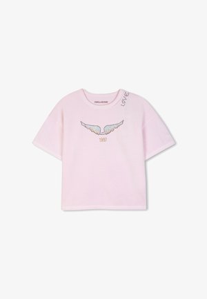 Zadig & Voltaire, SHORT SLEEVES TEE-SHIRT - T-shirt con stampa - pale pink