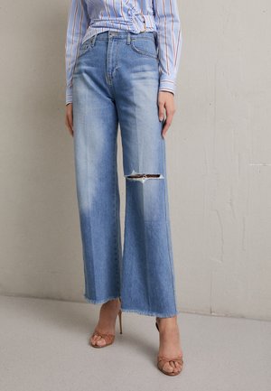 Veronica Beard Široké nohavice - blue denim