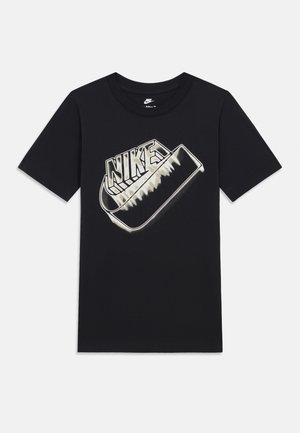 Nike Sportswear TEE ADAPT UNISEX - Nyomott mintás póló - black
