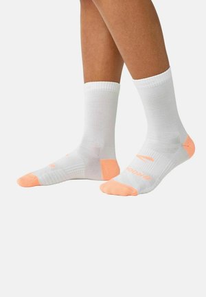 Brooks, GHOST LITE CREW 2-PACK UNISEX - Športové ponožky - cyber peach white peach