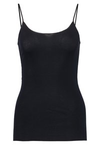 Hanro SEAMLESS SPAGHETTI TOP - Maglietta intima - black