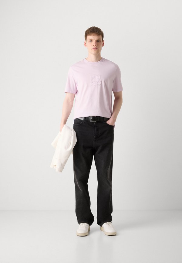 DUSTRESS - Print T-shirt - open purple4