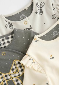 Next EMBROIDERED DETAILS 3 PACK - REGULAR FIT - Overal na spanie - grey