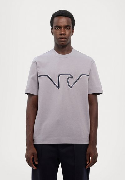Emporio Armani Marškinėliai su spaudiniu - grey eagle