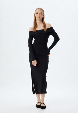 Koton MIDI - Etui-jurk - black