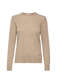 LUKKAIW CREW NECK - Jumper - beige melange