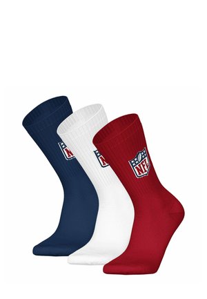 UNISEX 3ER PACK - SHIELD CREW LOGO - Calcetines - dunkelblau/weiß/rot