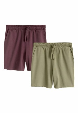 2 PACK LIGHTWEIGHT  - Træningsbukser - green purple
