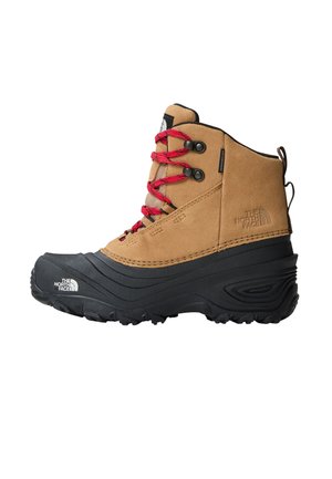 The North Face CHILKAT V LACE WP - Alpin- & bjergstøvler - almond butter tnf black