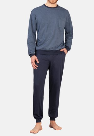 PREMIUM SET - Nachtwäsche Set - rauchblau
