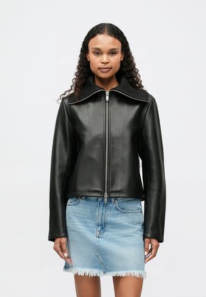 SHIRA JACKET  - Leren jas - black