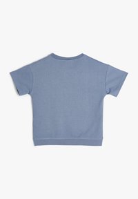 Koton SLOGAN SHORT SLEEVE CREW NECK - Printtipaita - blue