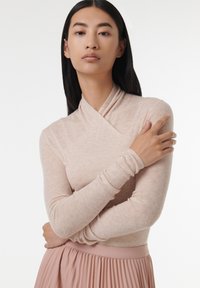 Leem WRAP NECKLINE - Trui - neutrals