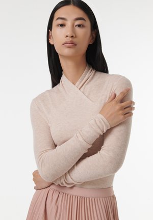 Leem WRAP NECKLINE - Pullover - neutrals