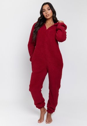 SHERPA TEDDY EARS ALL IN ONE - Pyjamas - red